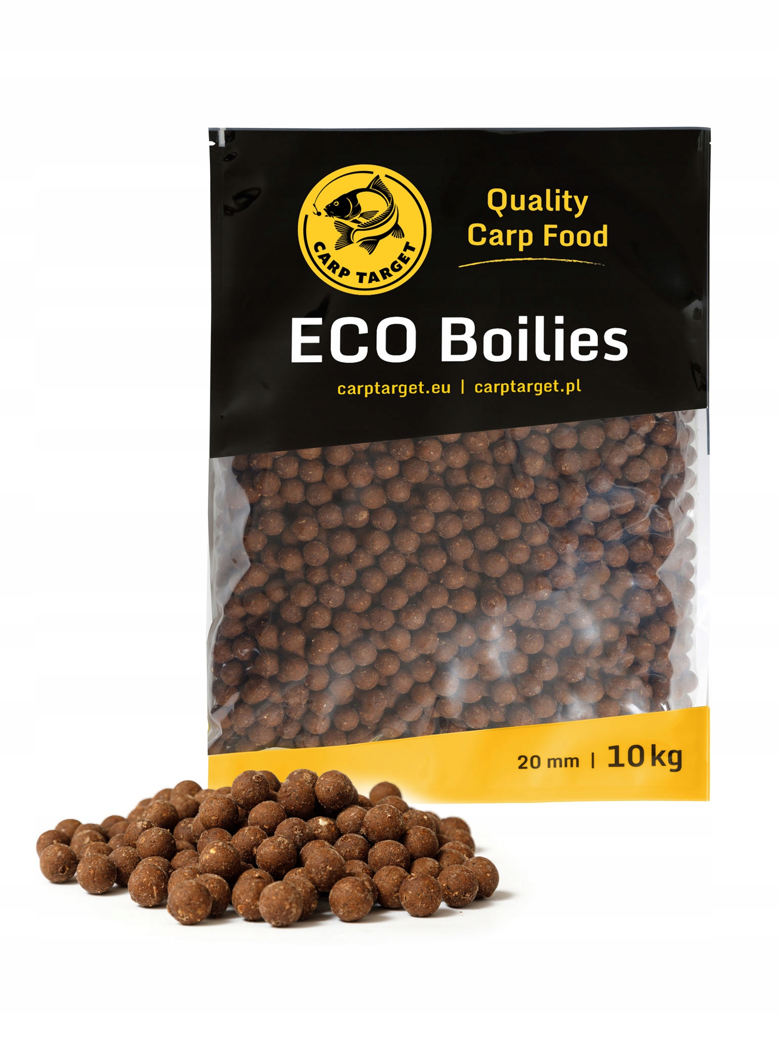 Proteinové kuličky na návnadu 10 kg 20 mm Scopex Squid – Eco Boilies Carp Target