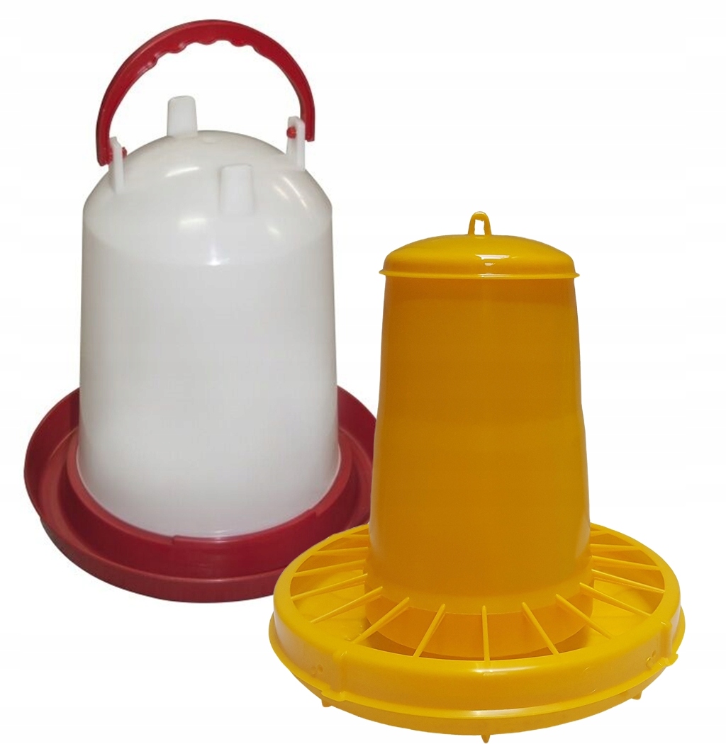 POIDŁO + KARMNIK DLA DROBIU KACZEK KUR 15L + 15KG