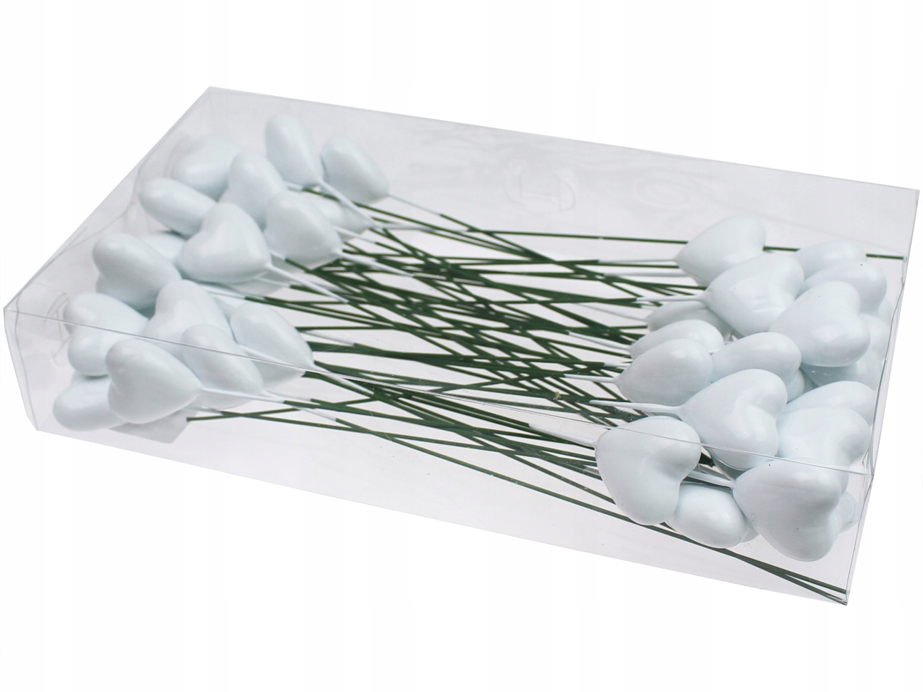 

Serce Walentynkowe Na Piku 3x3cm Białe 48 szt.