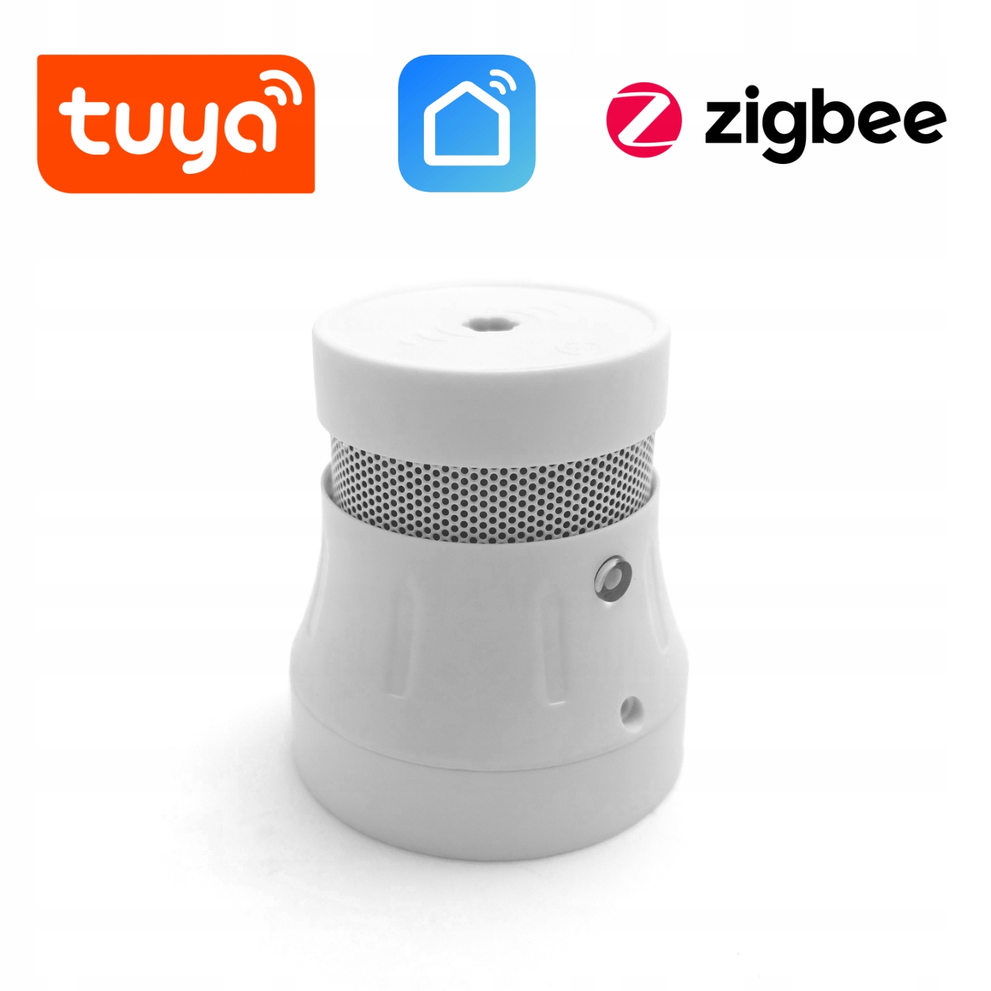 Inteligentny Detektor Czujnik Dymu ZigBee Tuya Komunikacja WiFi
