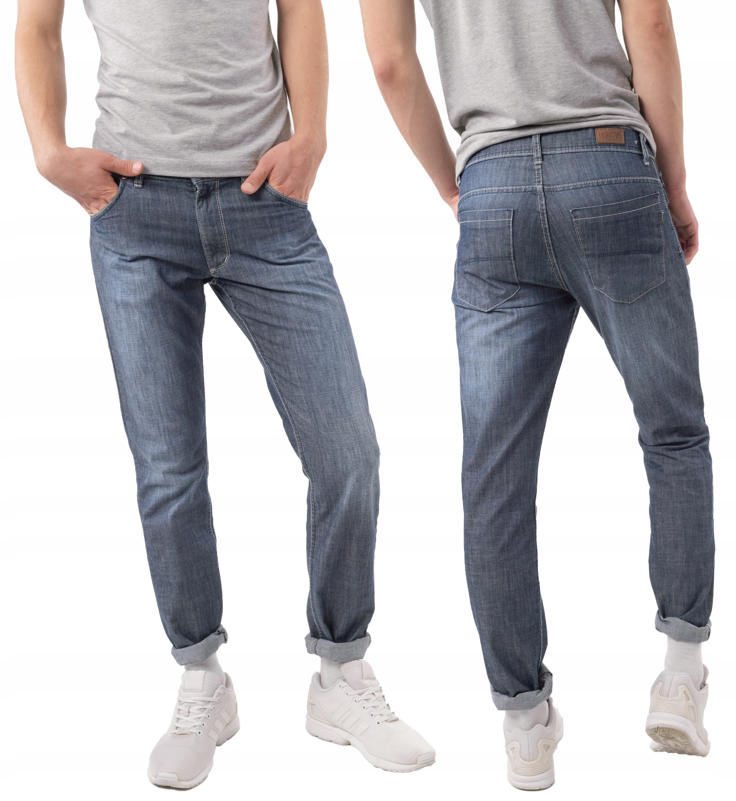 

Cienkie Spodnie Jeansy Męskie Hunter 110/K12 38/32
