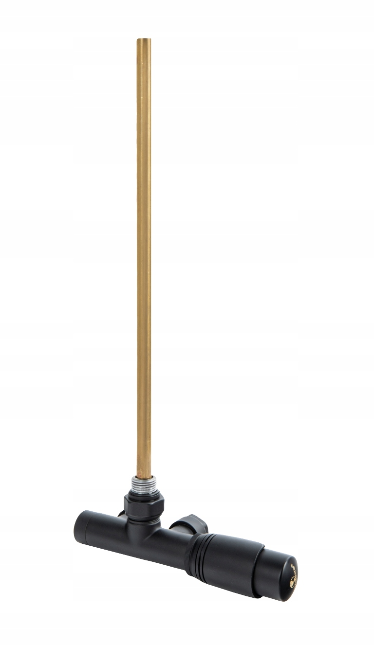 Jednootvorový Kombinovaný Termostatický Ventil Černý