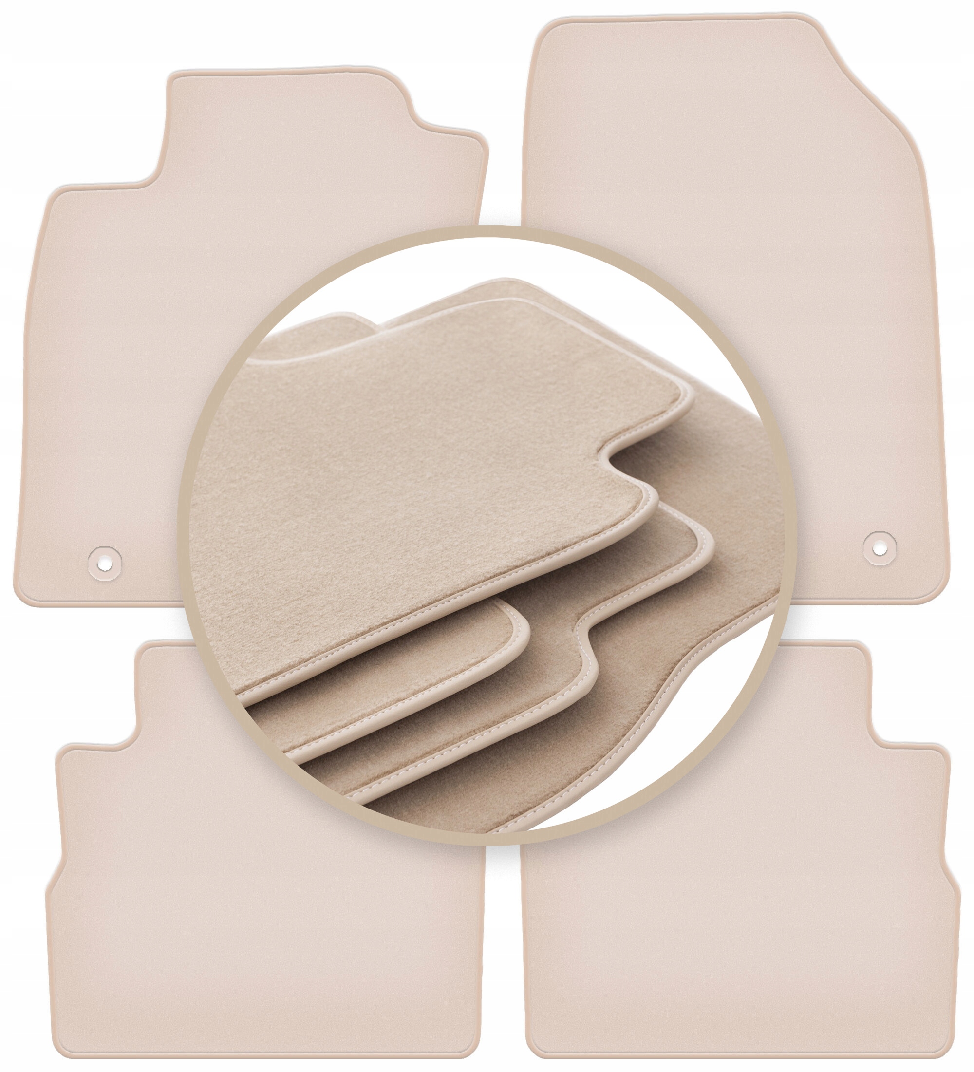Velúrové koberčeky 10 mm Premium pre: Opel Signum kombi 2003-2008