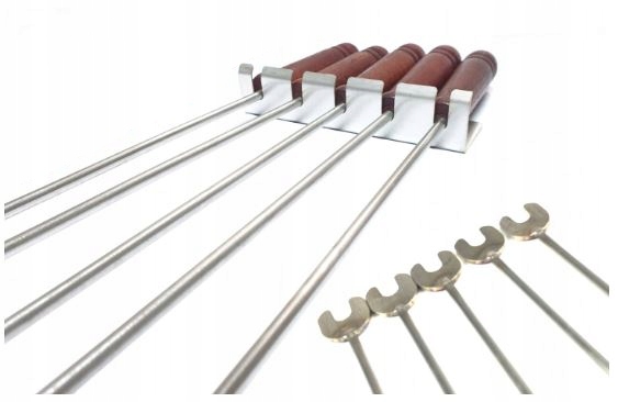 

Kijki Kije NIERDZEWNE140CM 5SZT +podpórki+wieszak