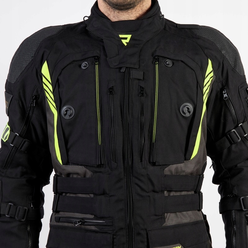 Kurtka Tekstylna Rebelhorn Patrol Black/Flo Yellow EAN (GTIN) 5905933047854