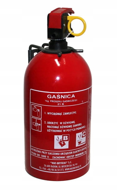 

Gaśnica Proszkowa 1 kg Samochodowa Gaz-tech
