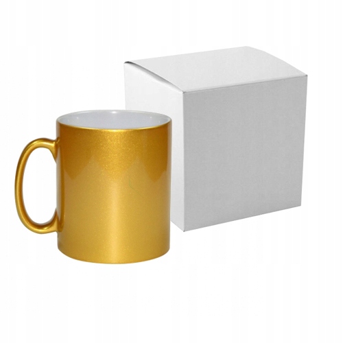

Kubek Soft Color Złoty Alu 300 ml z kartonikiem
