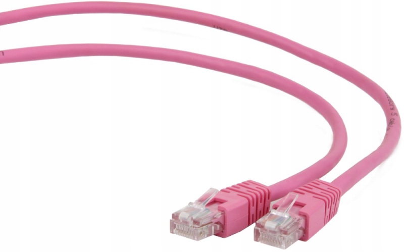 Kabel sieciowy Gembird różowy 2 m
