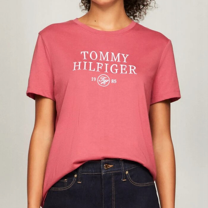 Tričko Tommy Hilfiger klasické bavlněné růžové S (nové)
