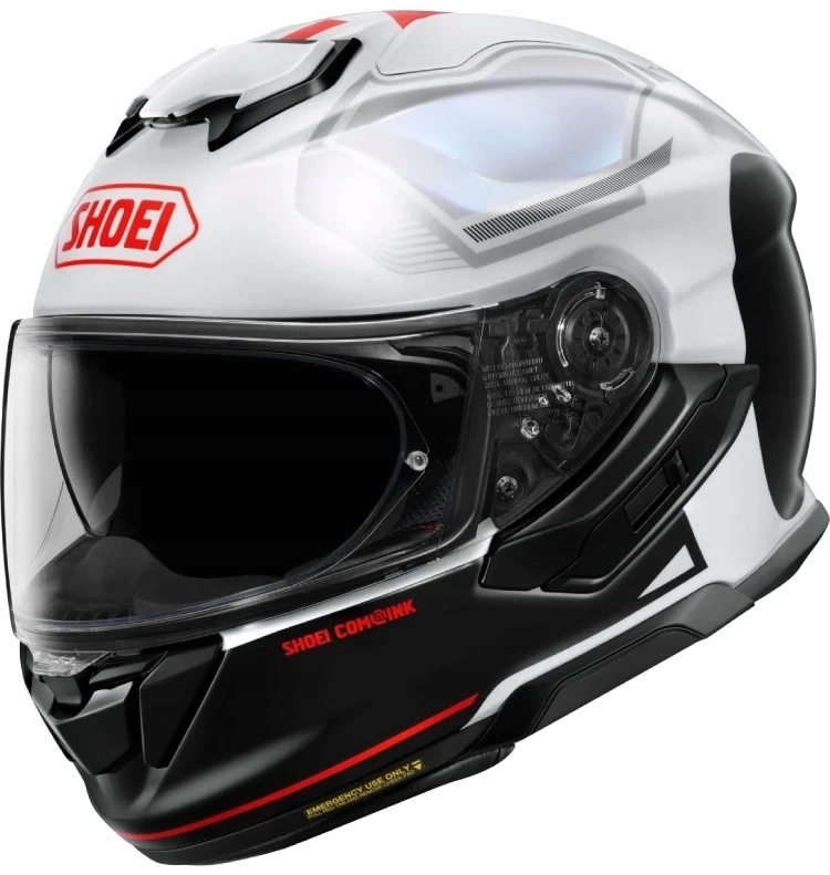 Shoei Gt-air 3 Mike TC-6 Čierna Biela Motocyklová Prilba Integrálna