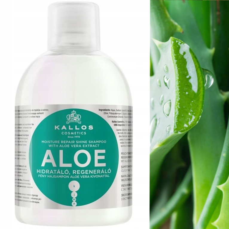 KALLOS KJMN szampon ALOE regenerujący 1000ml