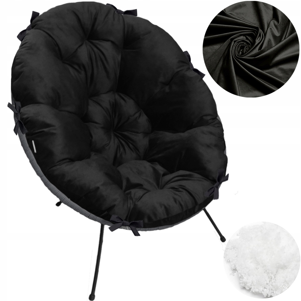 Sametový Měkký Teplý Polštář Do Výrobce Černá