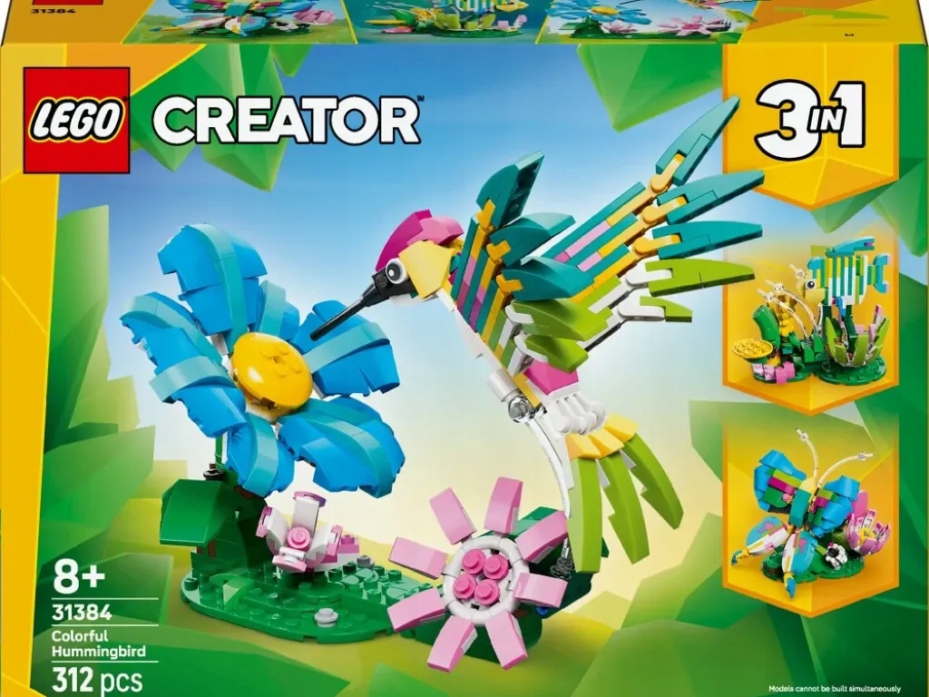 Lego Creator 31384 Barevný kolibřík