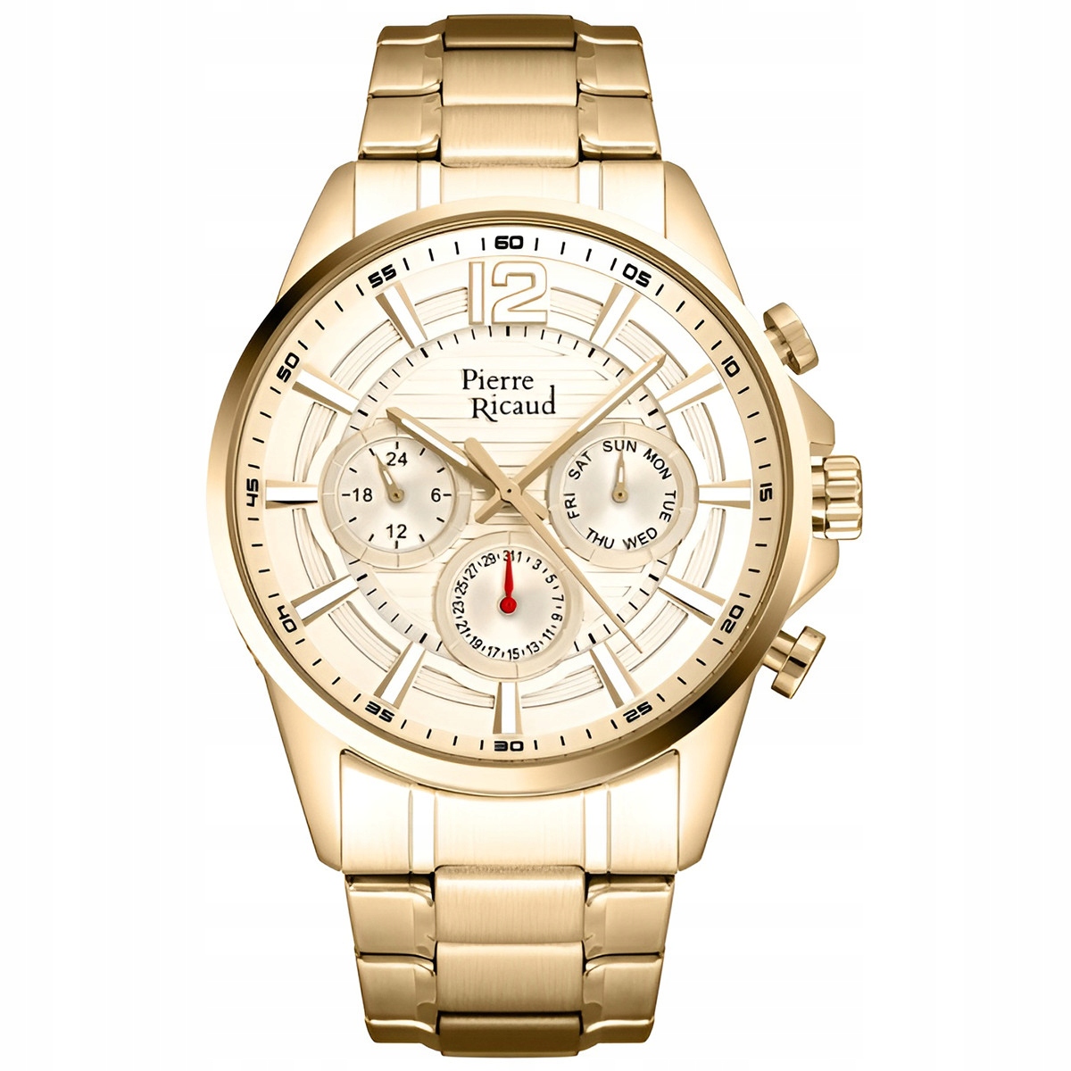 Pánské Hodinky Pierre Ricaud P97040.1151QF zlaté