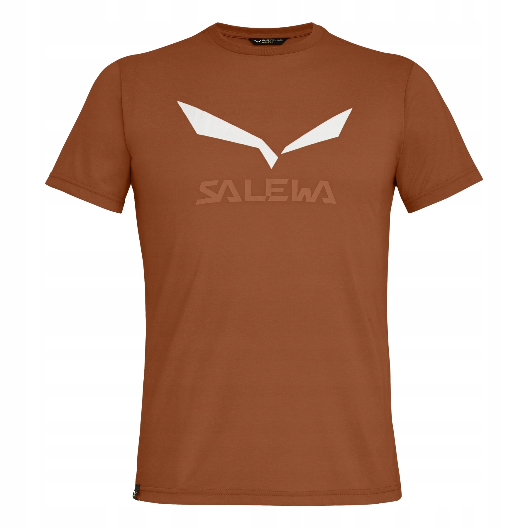 Pánské tričko Salewa Solidlogo Dry hnědé 00-0000027018_7240 vel. M