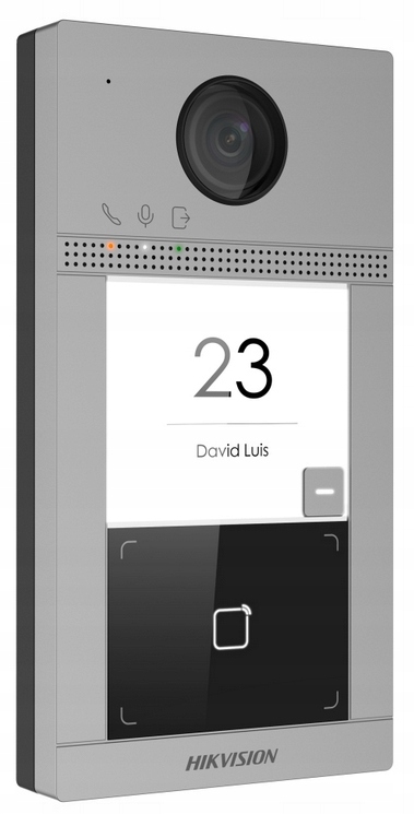 WIDEODOMOFON Stacja bramowa z kamerą 2 MPX Hikvision DS-KV8113-WME1/Surface
