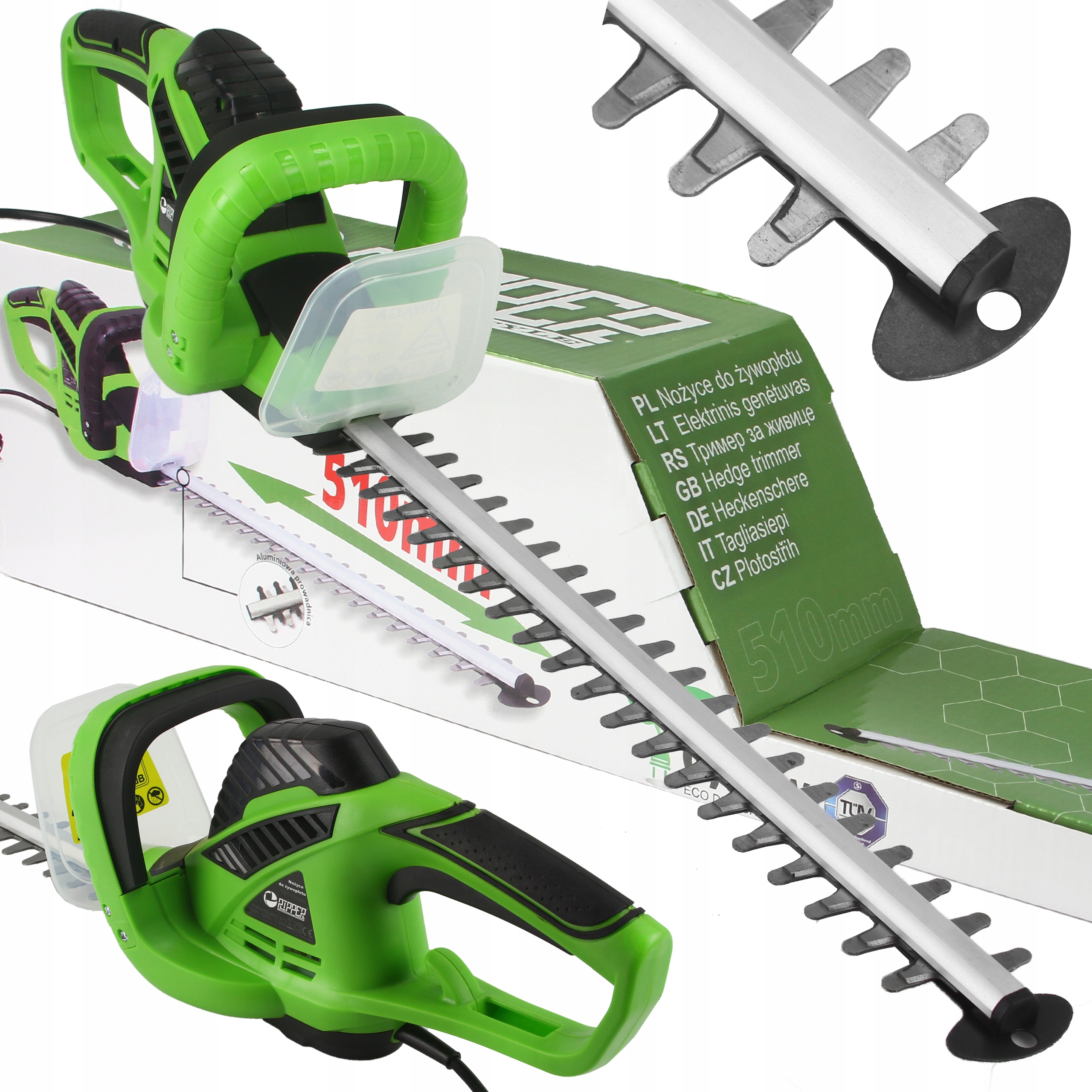 

Nożyce Do Żywopłotu elektryczne 51 cm Ripper