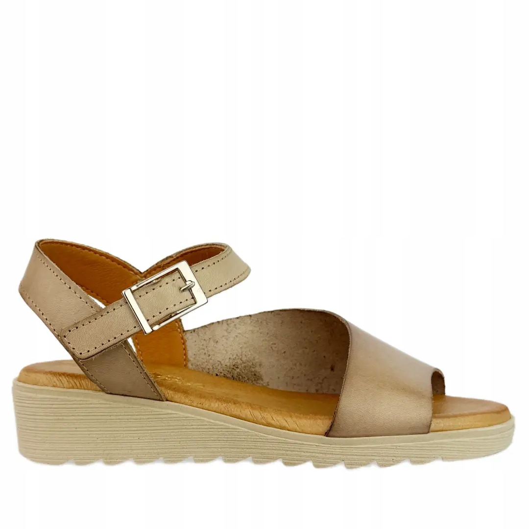 Dámské sandály Verano 5012 lino 39, Béžová