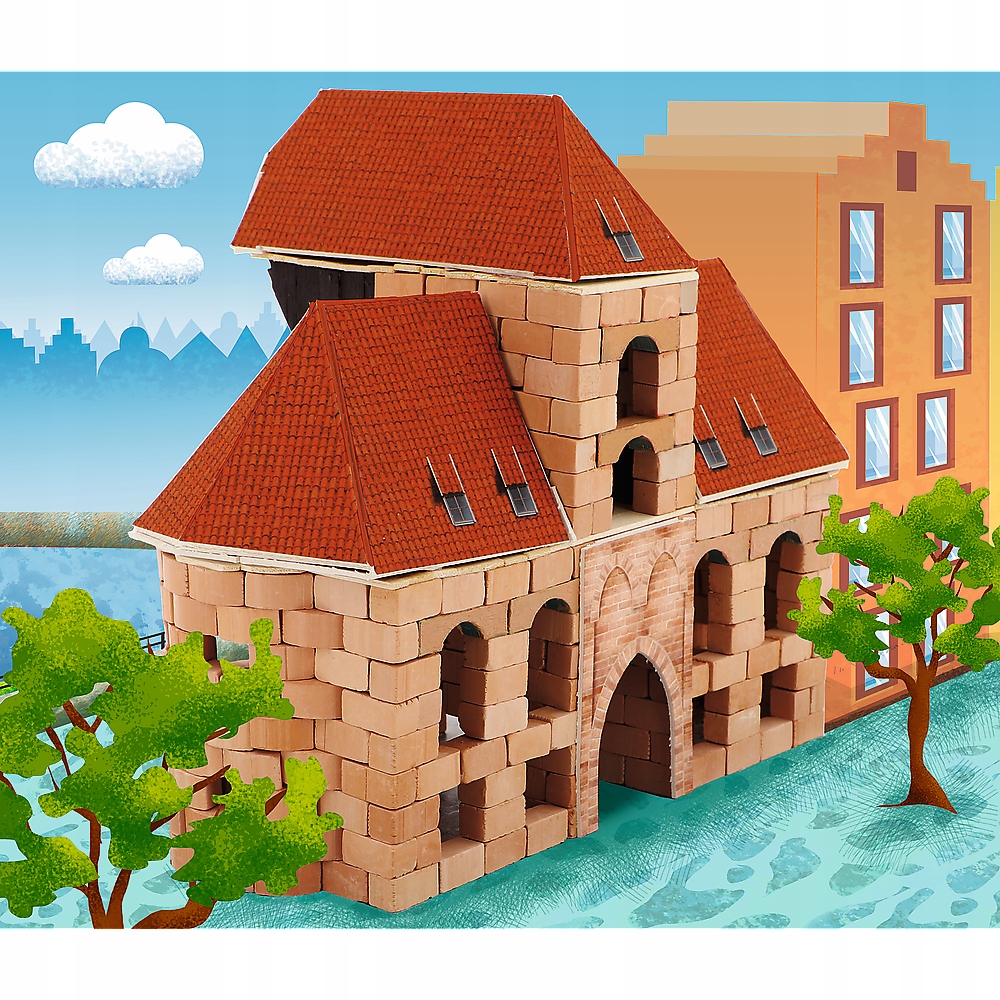 Brick Trick Buduj z cegły Podróże Żuraw Gdański Marka Trefl