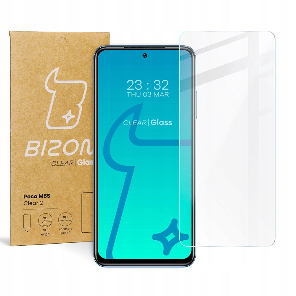 

Szkło hartowane Bizon Glass do Poco M5s, szybka