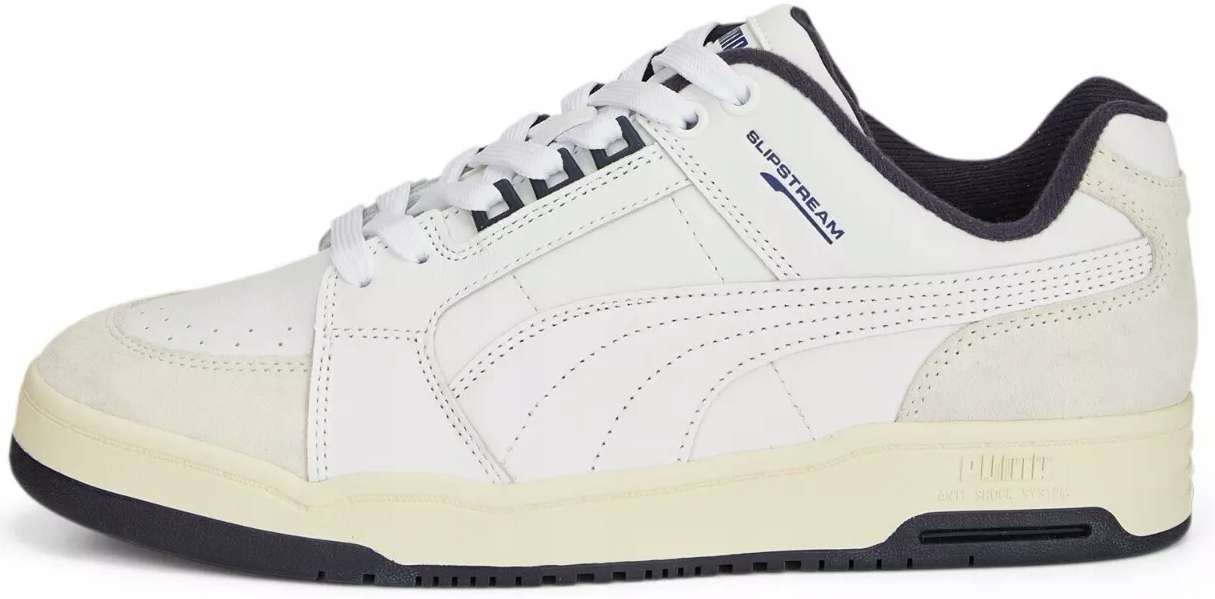 Sportovní boty Puma Slipstream Lo Retro vel.39 Bílé kožené semišové tenisky