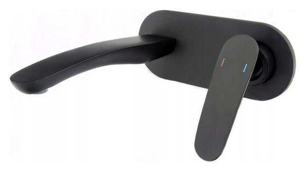 Evo Čierna Umývadlová Podomietková Batéria Vodovodný Kohútik