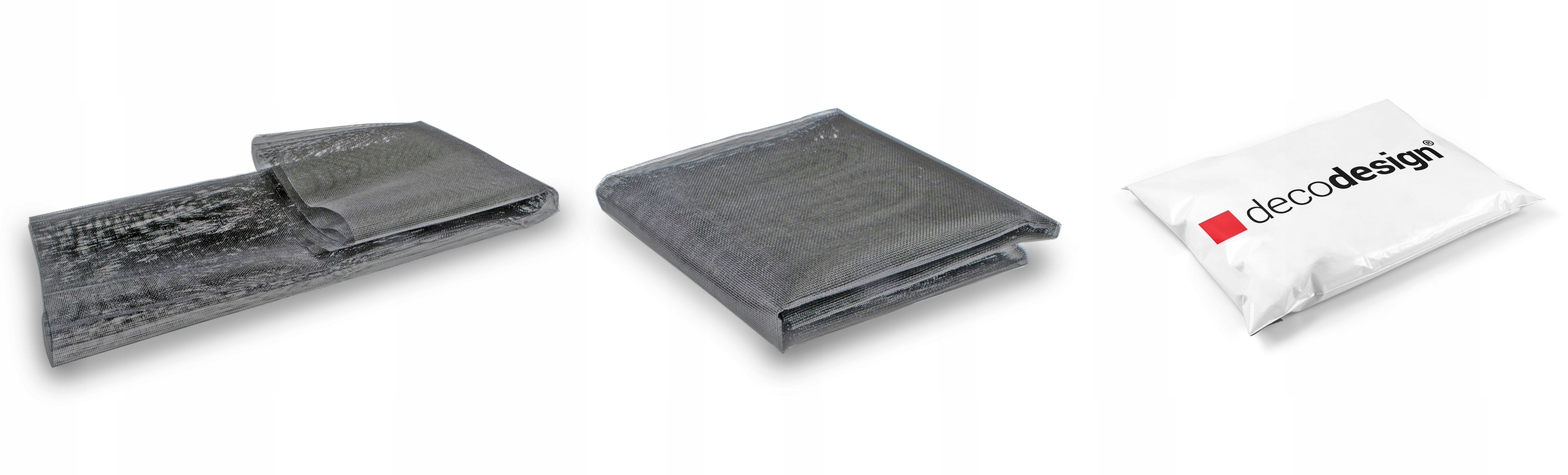 Siatka moskitiera szara metry 1,4m x1m DecoDesign Kolor czarny