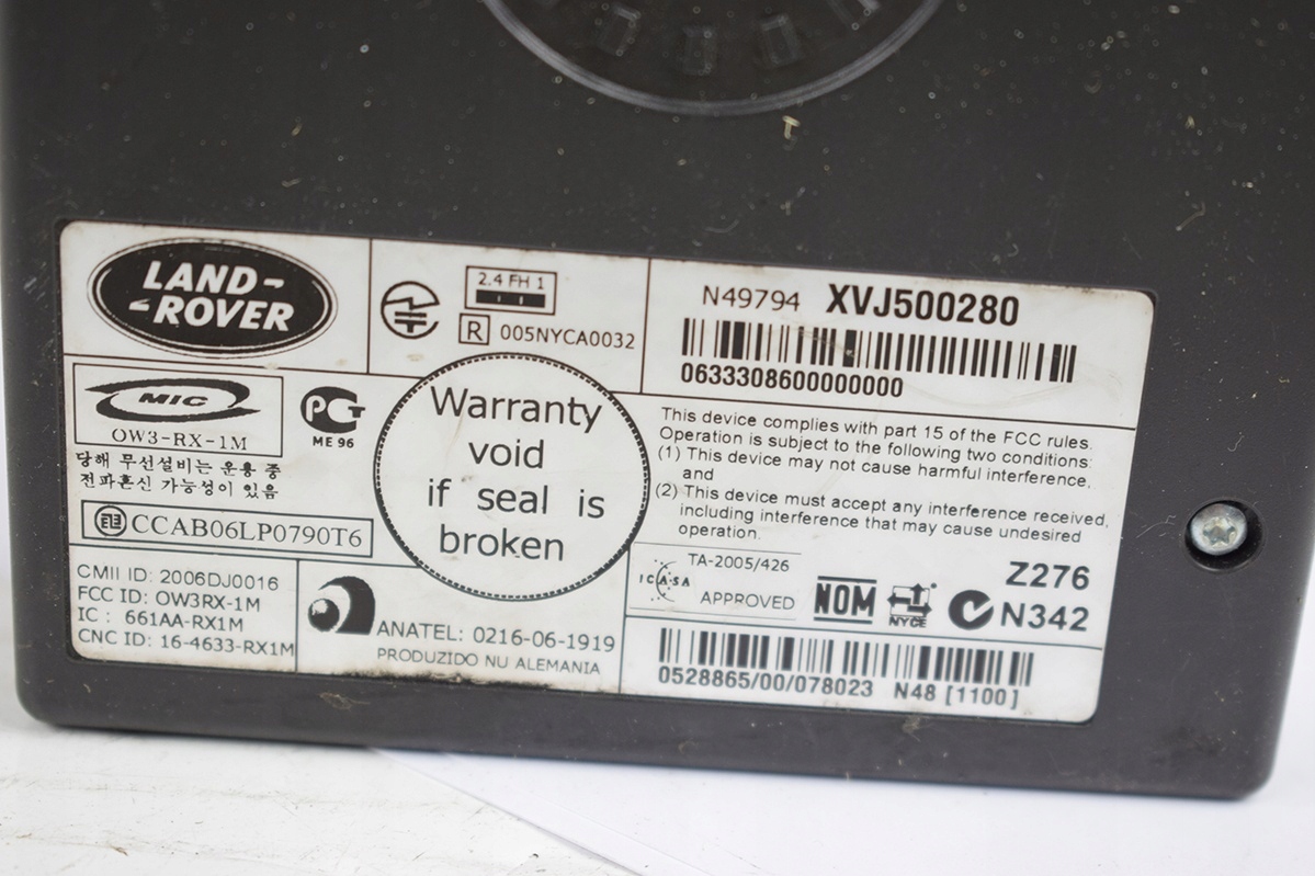 module BLUETOOTH LAND ROVER XVJ500280