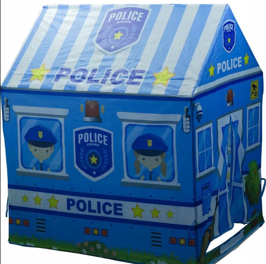 Namiot domek policja dla dzieci dwa wejścia 5010P Długość 93 cm