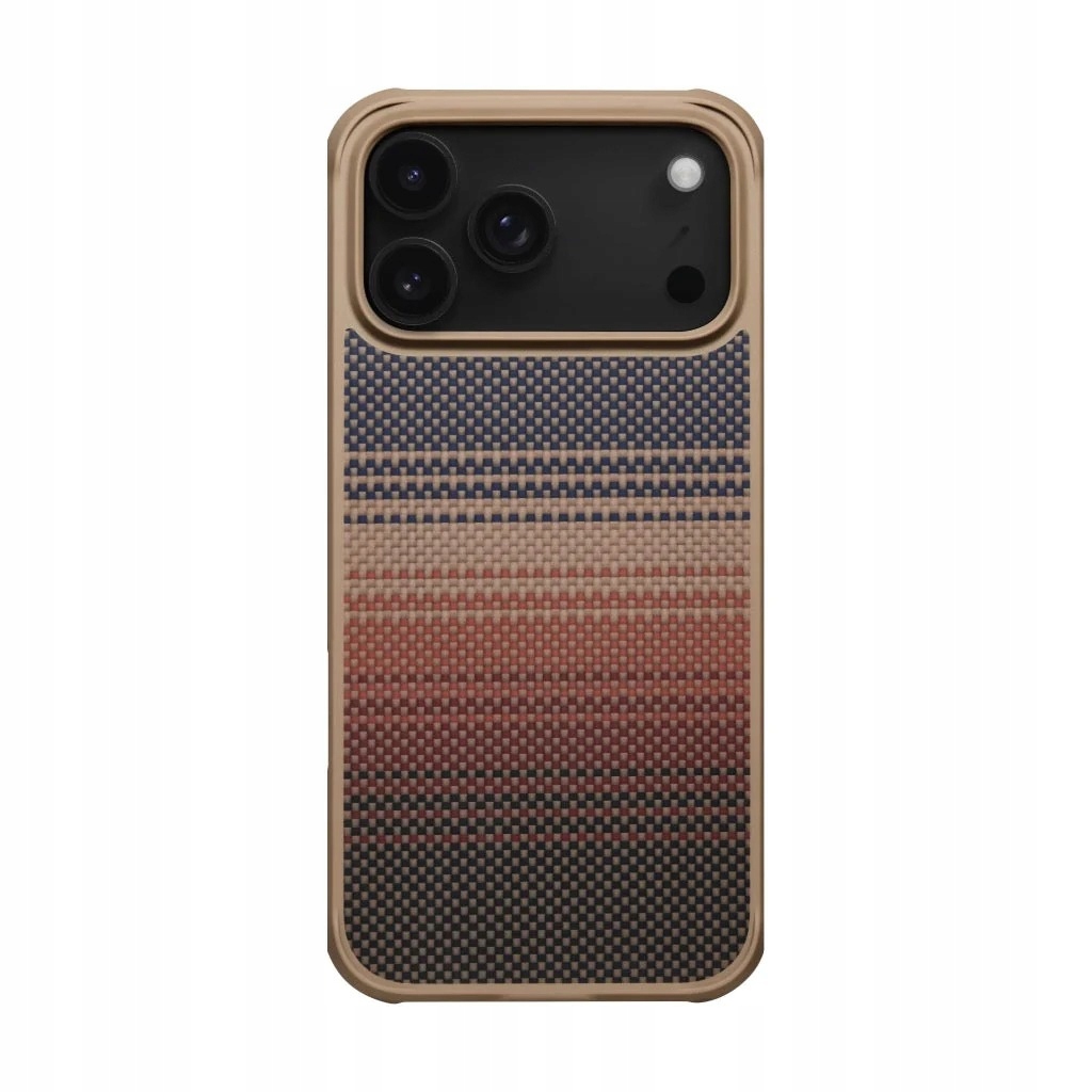 Puzdro pre iPhone 17 Pro Max, puzdro MagSafe Pitaka Aramid ProGuard – západ slnka