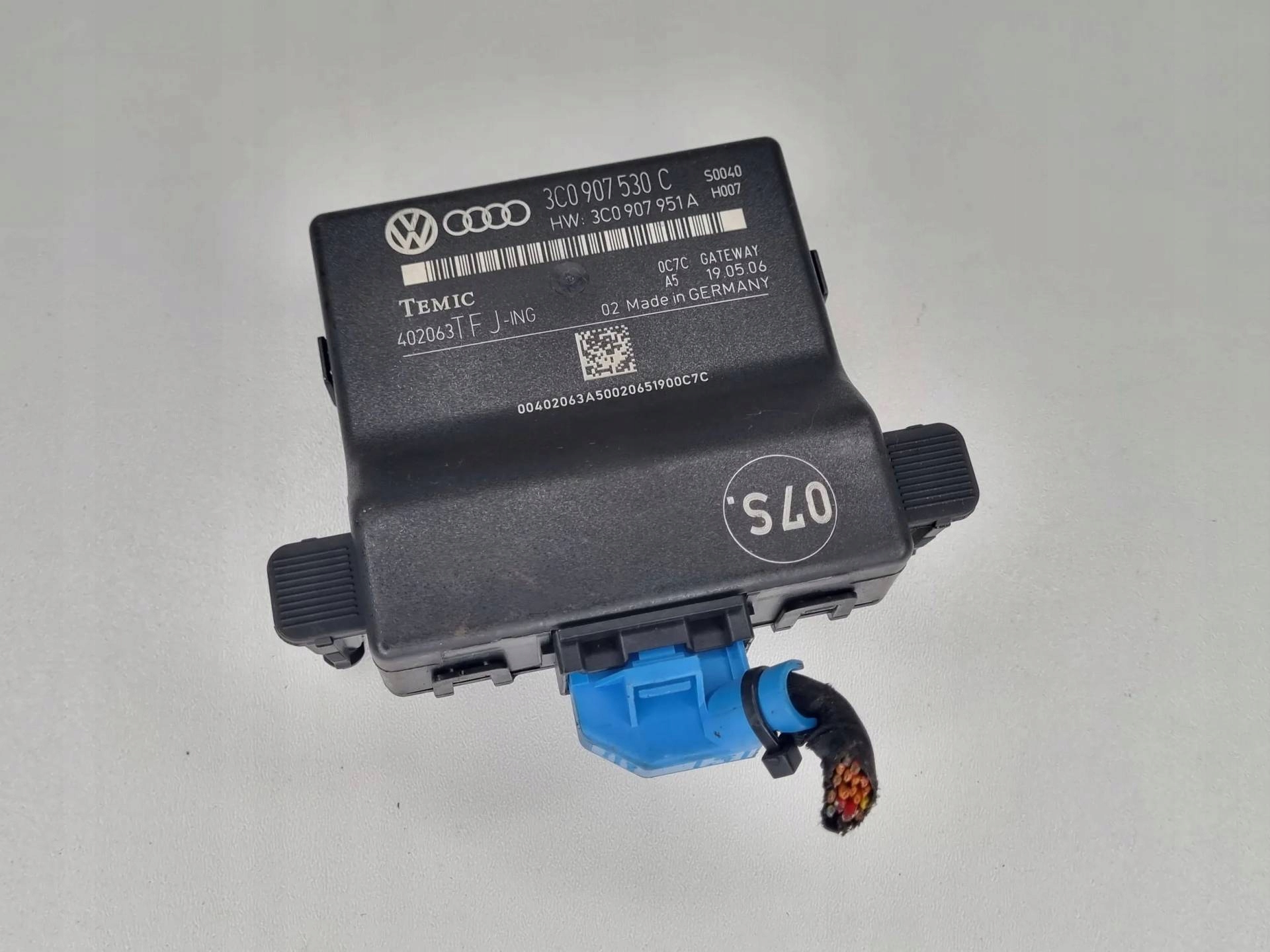 module control unit Gateway Volkswagen Passat B6 2006 3C0907530C
