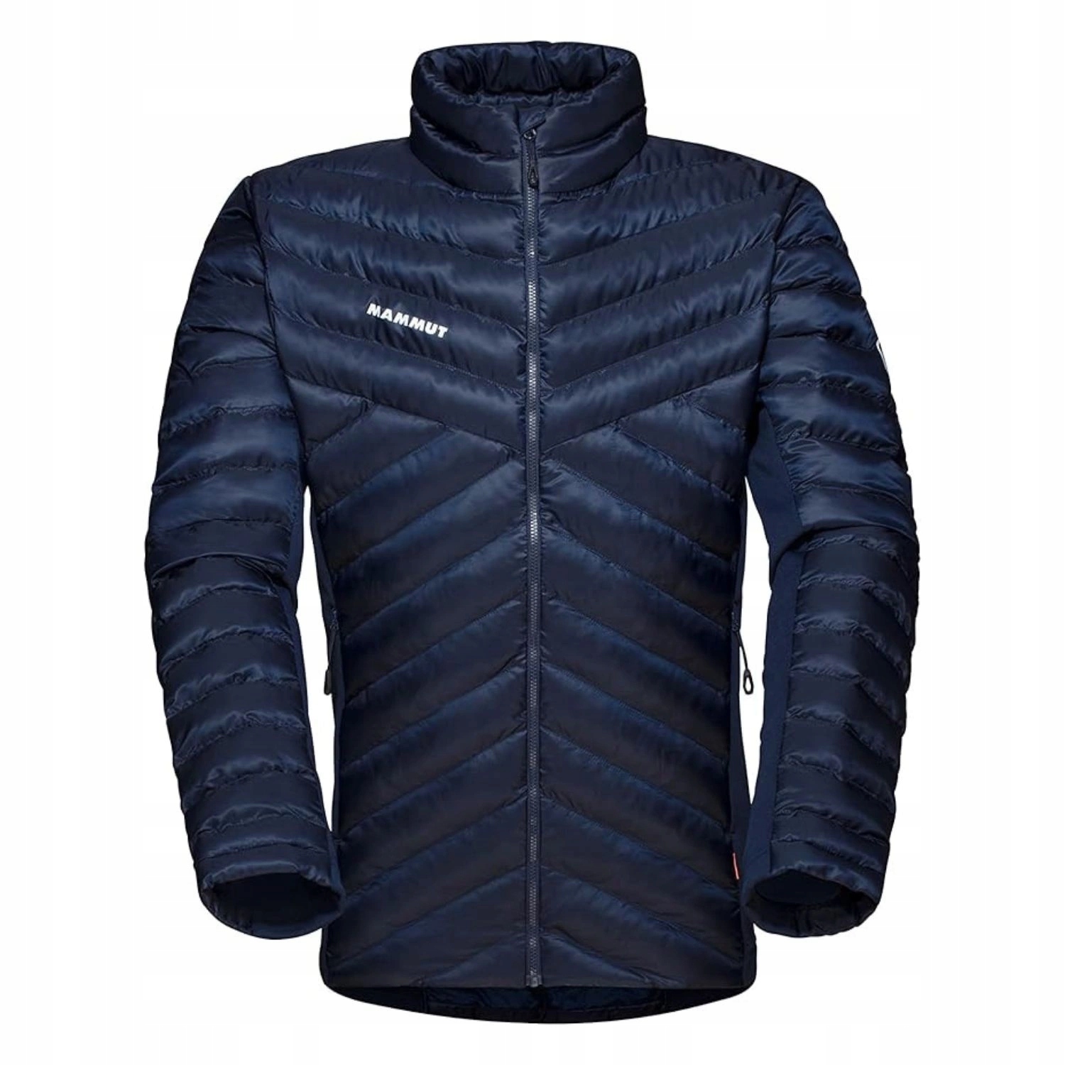 Pánská Zimní bunda Mammut Albula, hybridní, prošívaná, tmavě modrá, teplá vel. S