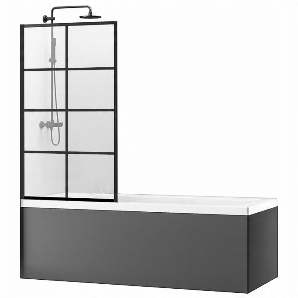 

Parawan Nawannowy Black LAGOS-1 Czarna Rama 70X140