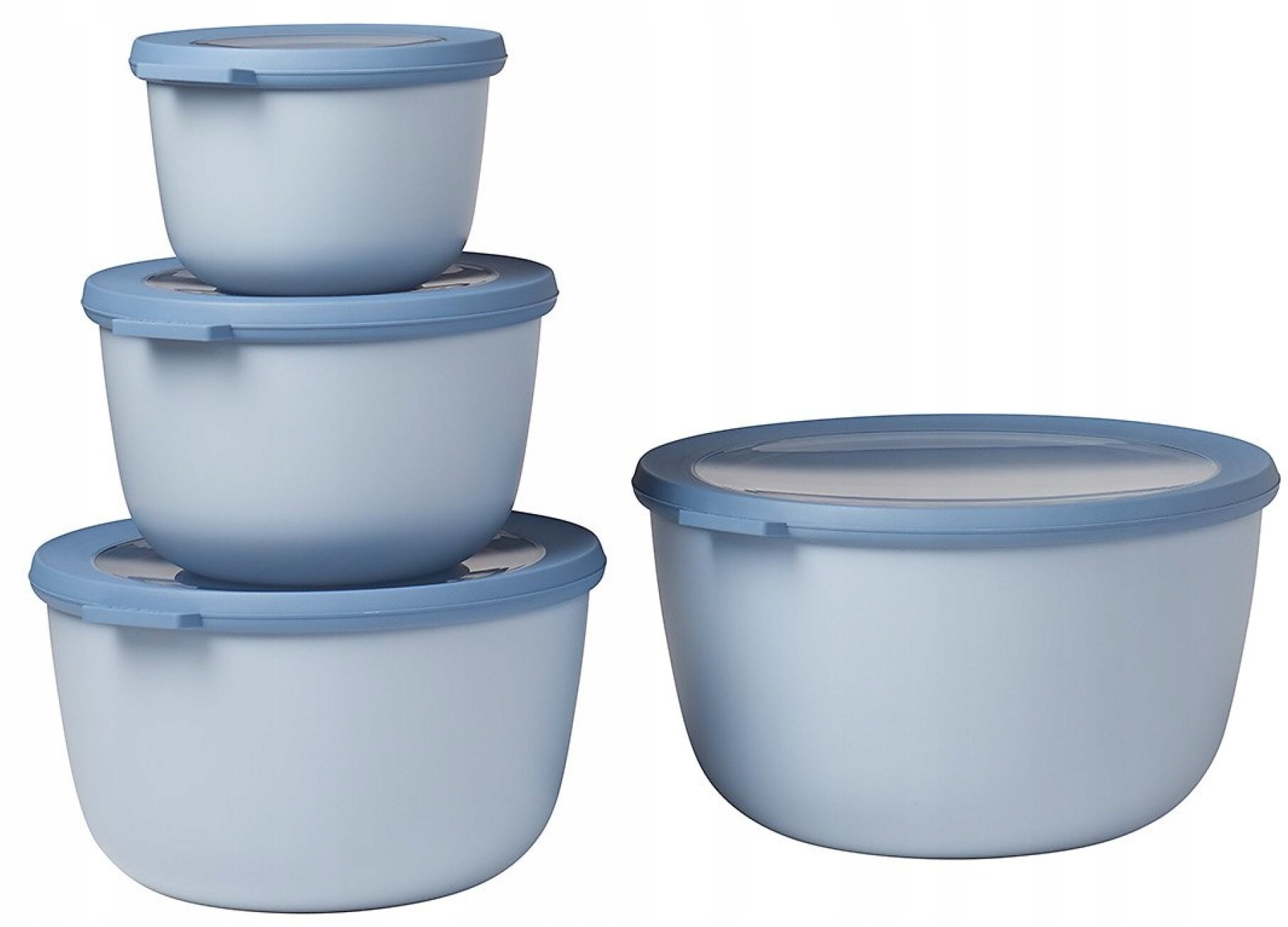 MEPAL CIRQULA ZESTAW 4 MISKI PLASTIKOWE MIKROFALI