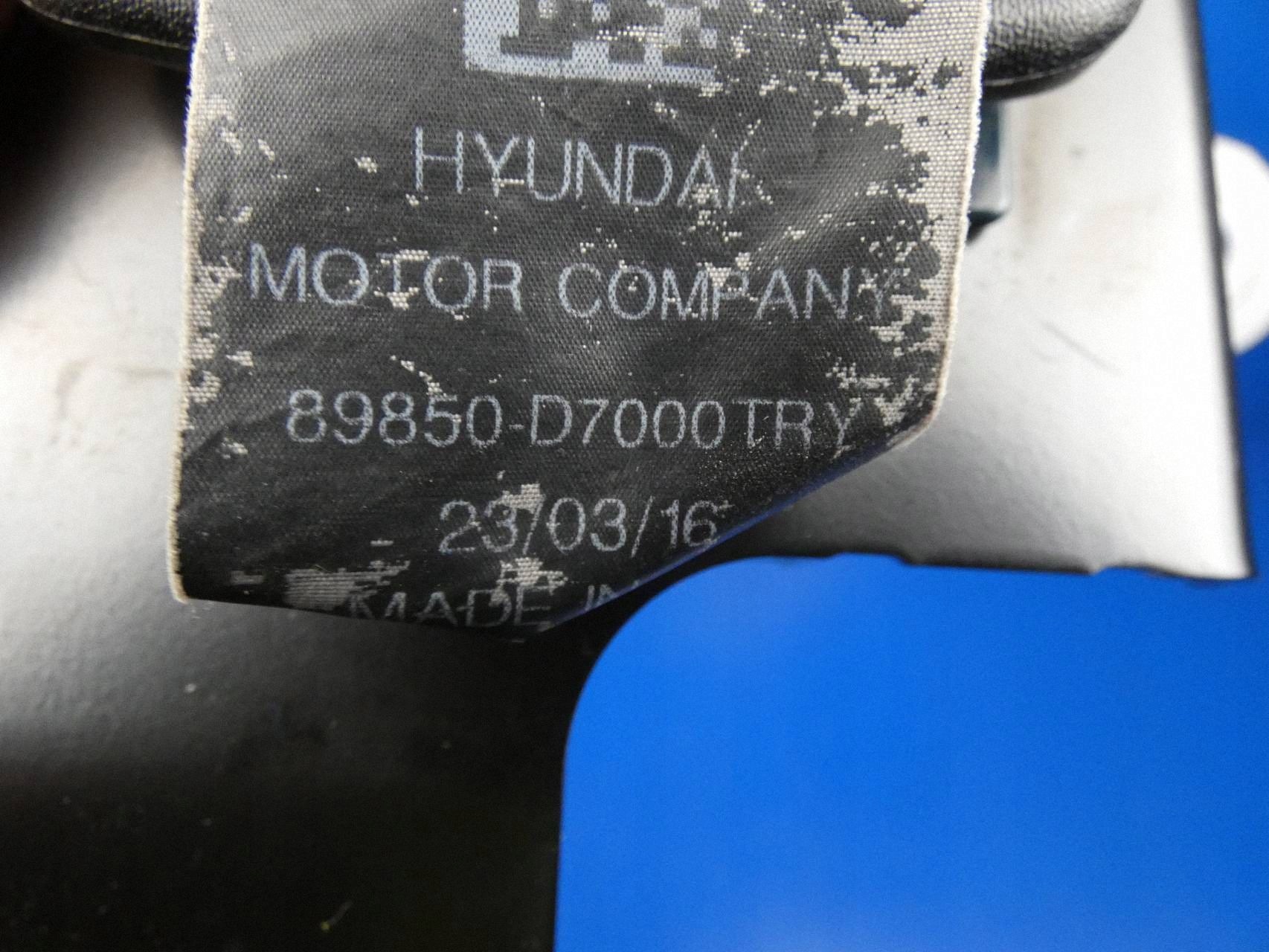 HYUNDAI TUCSON III sicherheitsgurt mitte heck hinten