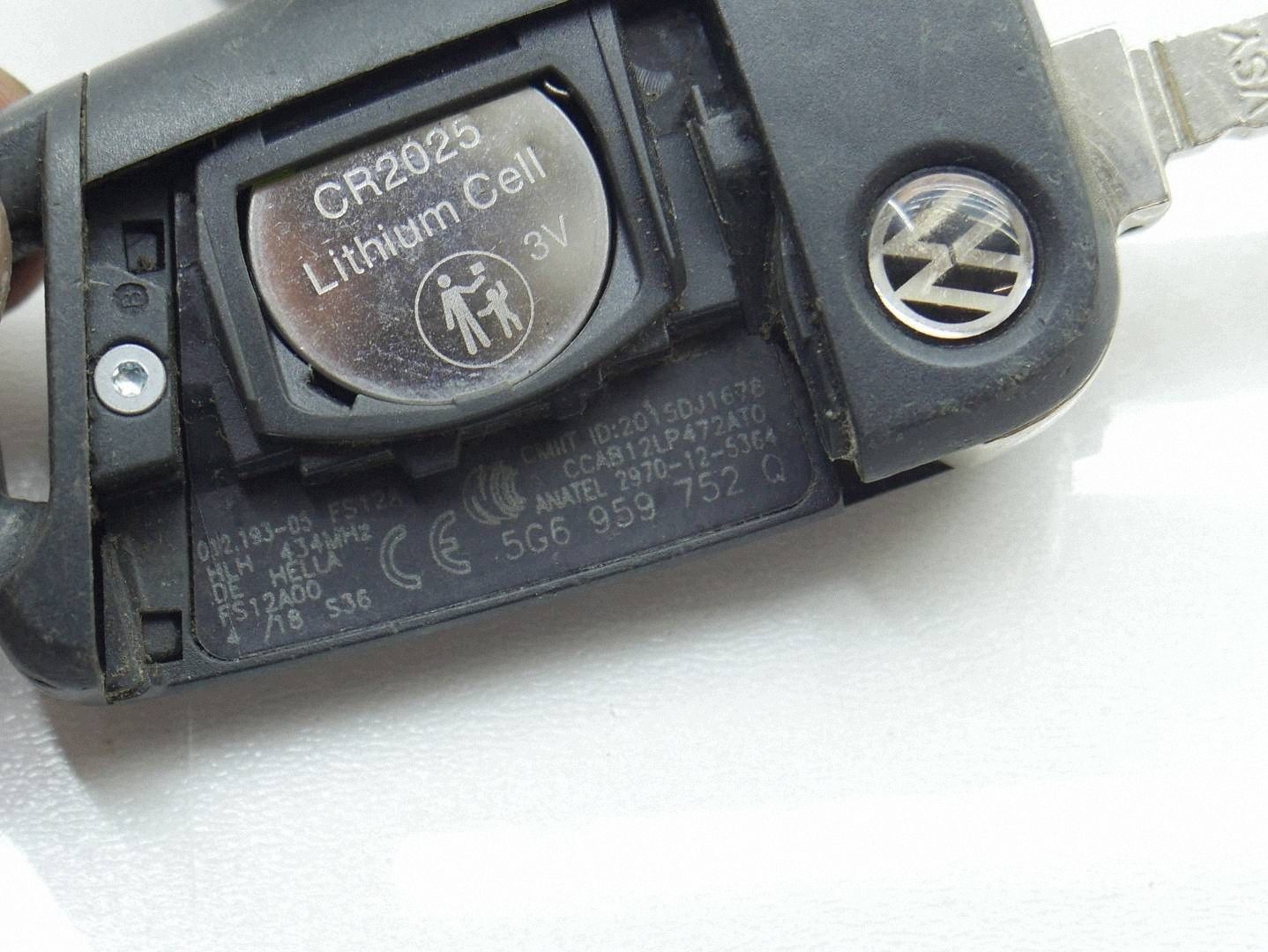 chiave PILOT SCYZORYK VW GOLF VII CADDY 5G6959752Q