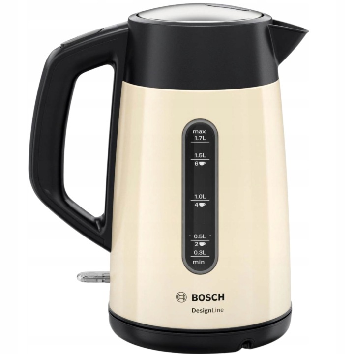 Elektrická varná konvice Bosch Twk 4P437 2400 W 1,7 l béžová/hnědá