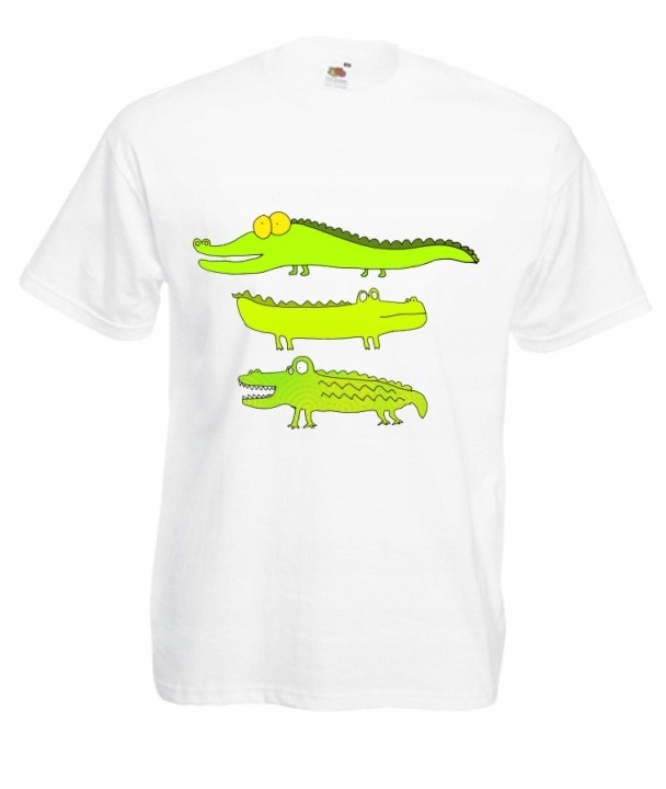 

Kolorowe Koszulki Krokodyl Aligator Wzory