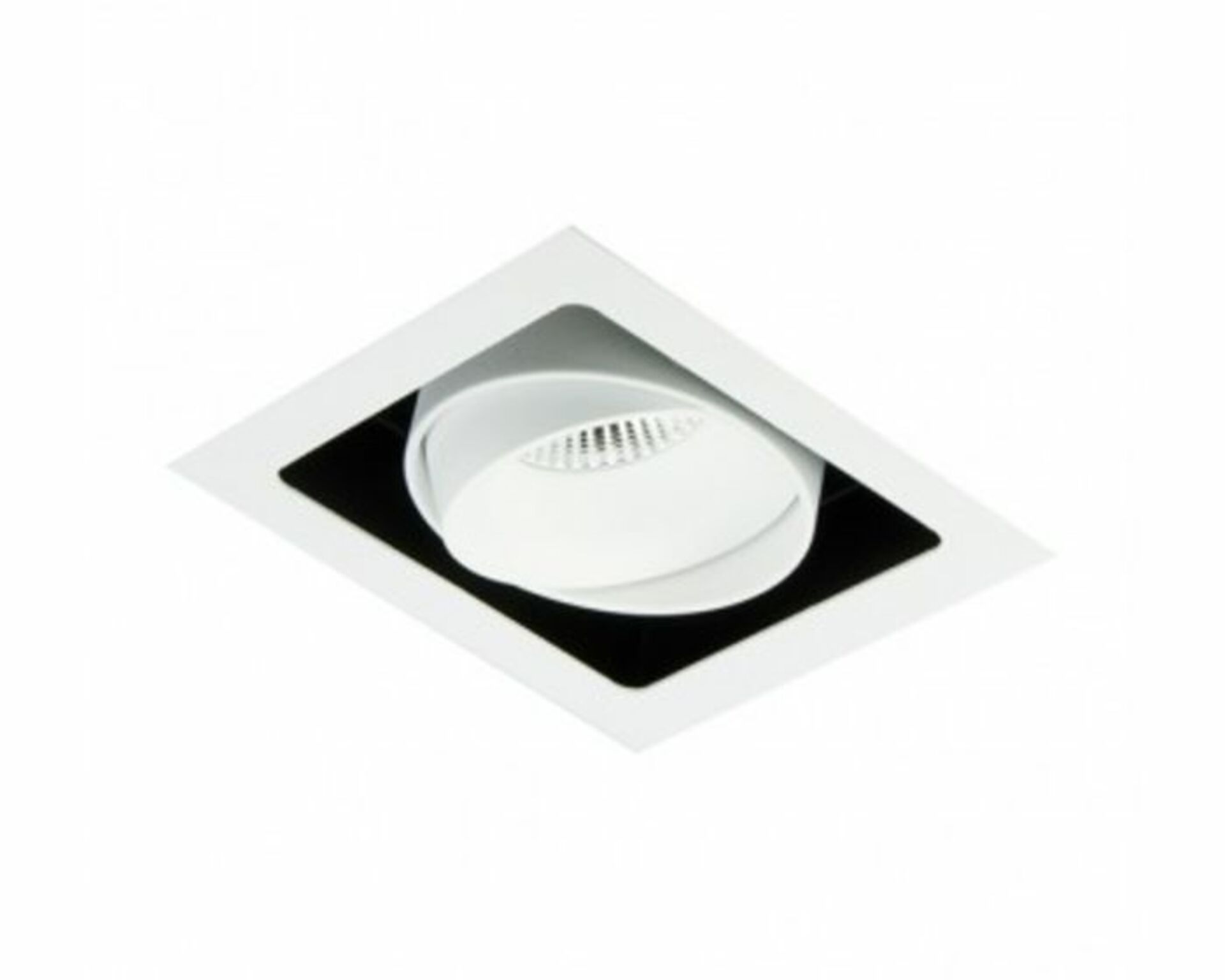 Bpm Zápustné svietidlo Kuvet 8201 matná biela s čiernou polomatnou 8201.03.D40