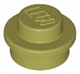 

Lego 4073 płytka okrągła 1x1 oliwkowy 10 szt Nowy