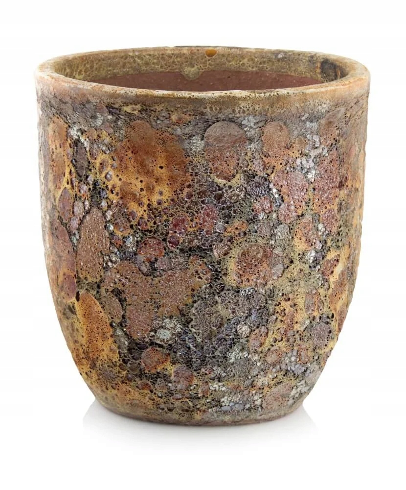 Ogrodowa Donica Ceramiczna Zewnętrzna Okrągła Atlantis 30X29 CM