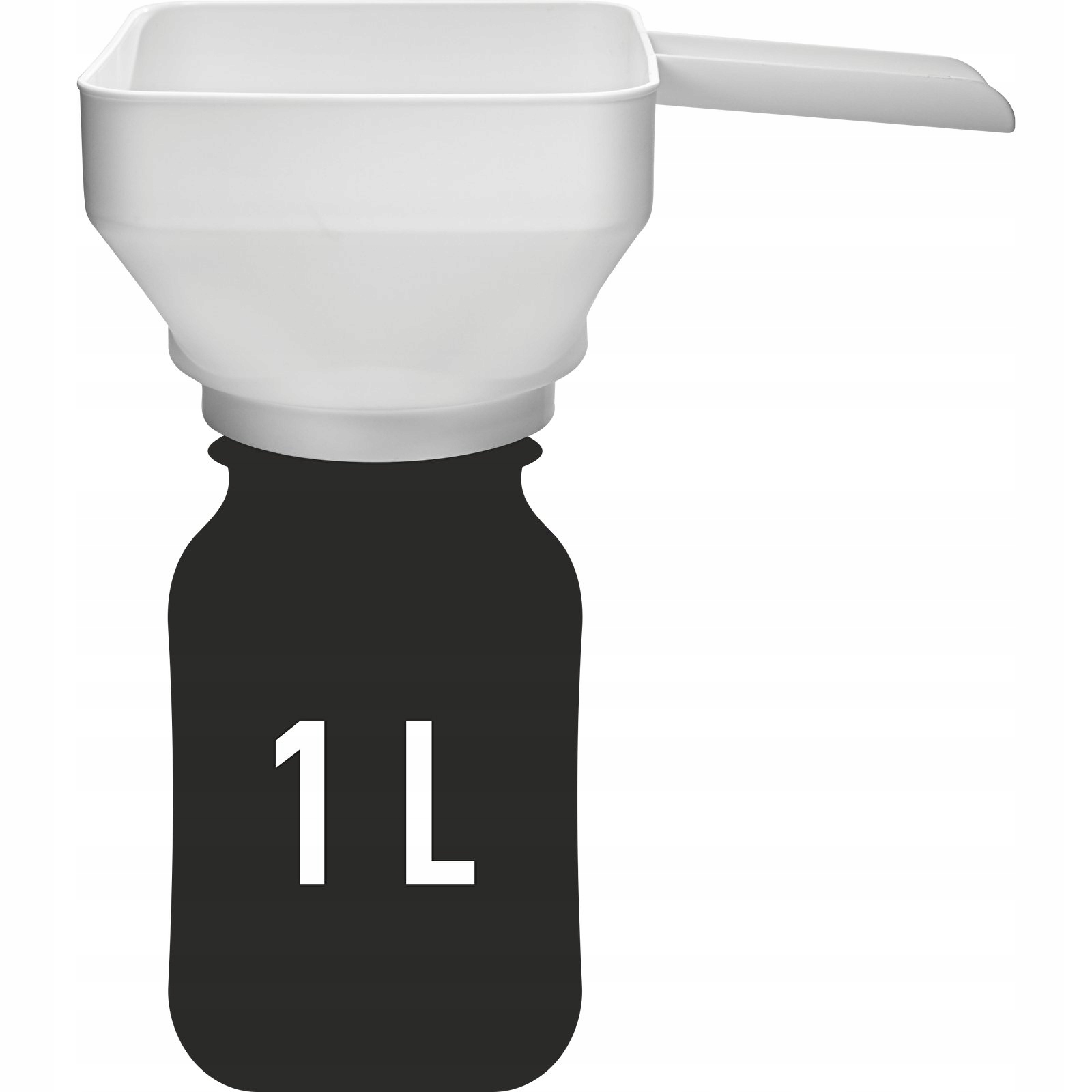 Lejek plastikowy kwadratowy do słoików fi 52-85mm Kod producenta 139199