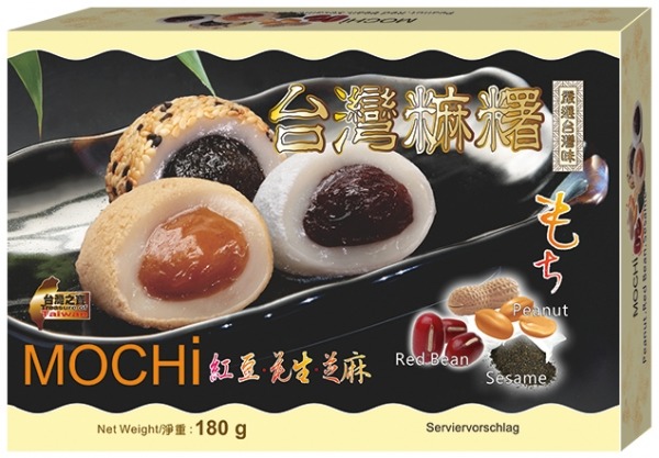 

Mochi ryżowe ciasteczka z orzechami, fasolą 180g
