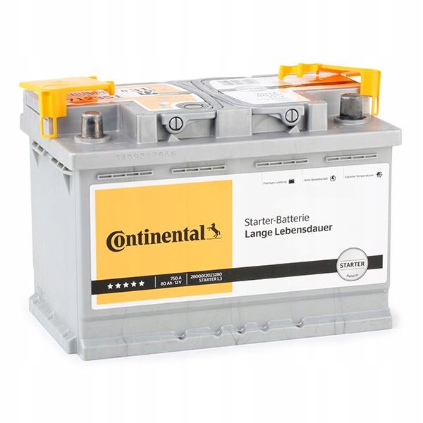 Batterie Continental Continental start and stop AGM L3 70Ah 720A
