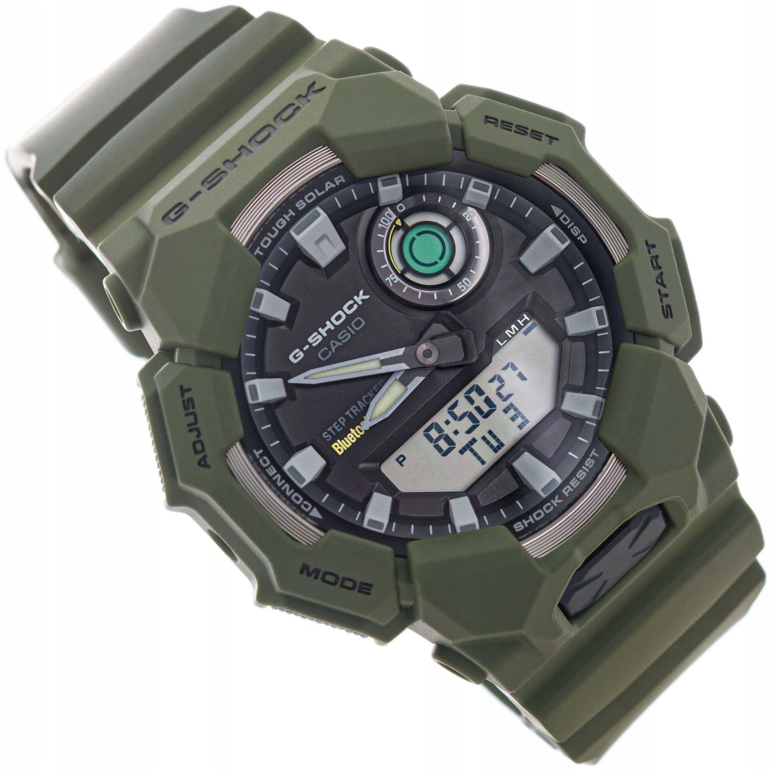 Pánské Hodinky Casio GA-B010-3AER G-shock Zelené S Bluetooth Páskem 200 M
