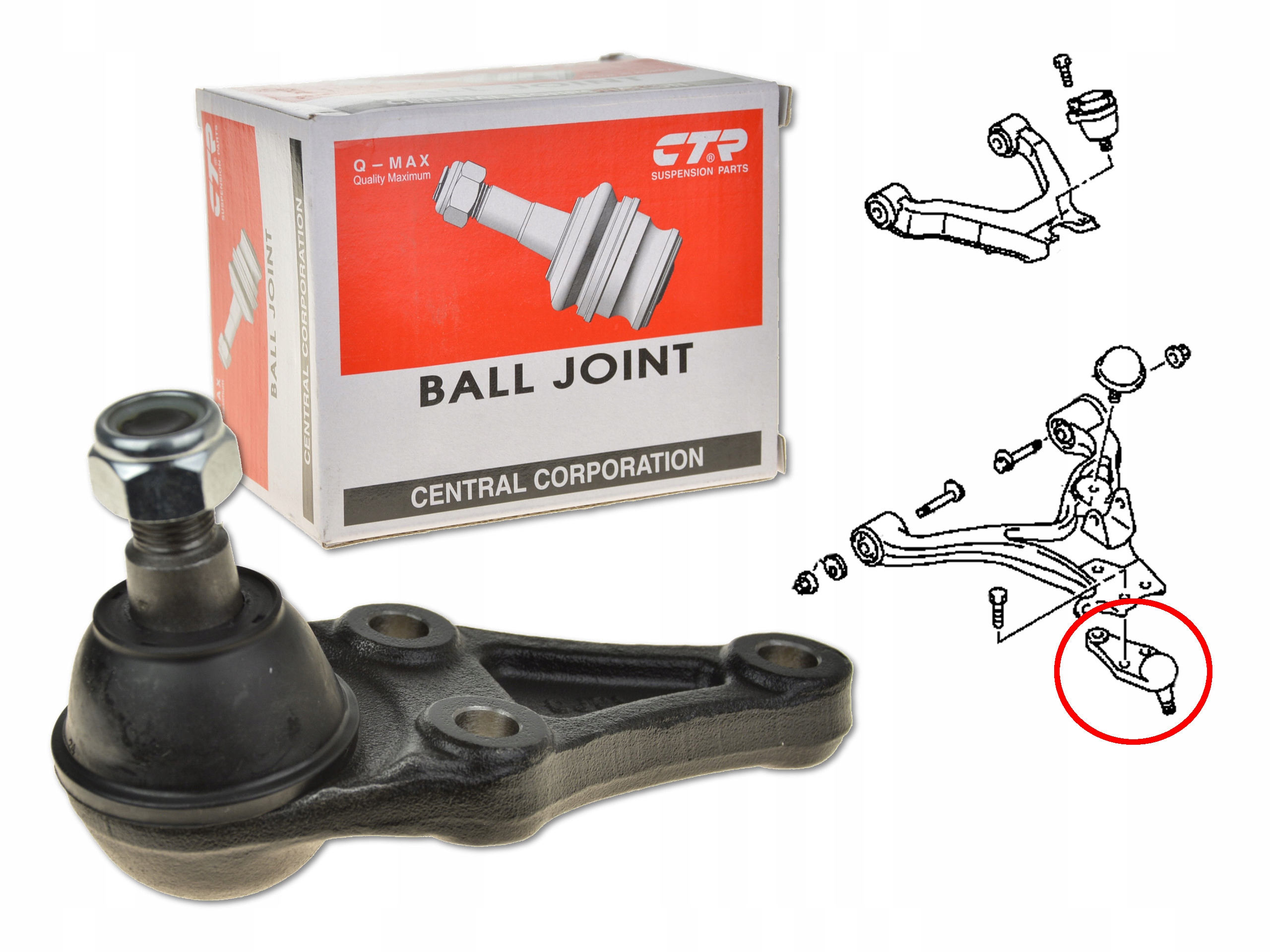 CBM-33 - MITSUBISHI PAJERO III 00-06 ПЕРЕДНИЙ РЫЧАГ УПРАВЛЕНИЯ