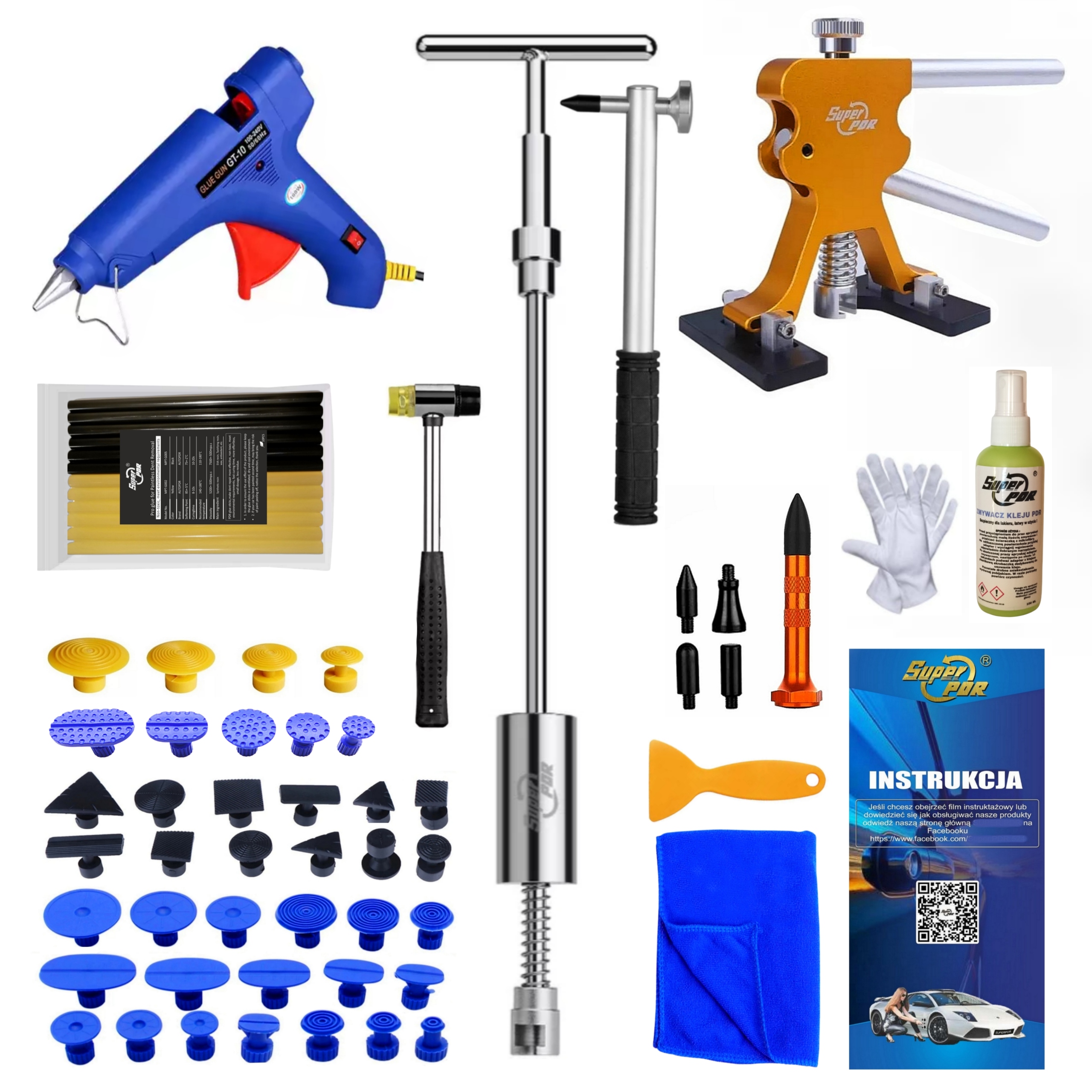 PDR инерционный молоток комплект