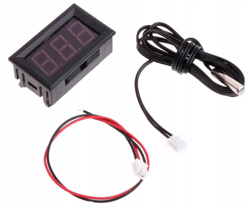 Termometr panelowy tablicowy z sondą LED Marka Blow