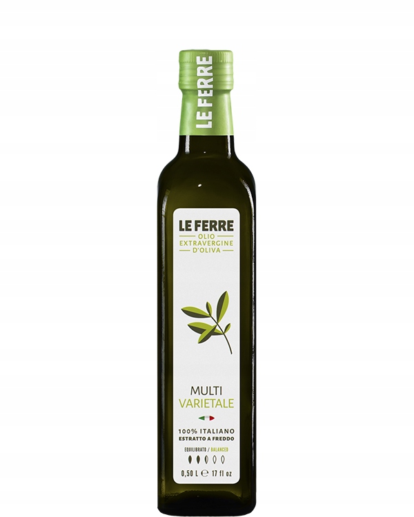 Levně 2x Olivový olej Olio Evo Multi Varierale 500 ml Le Ferre