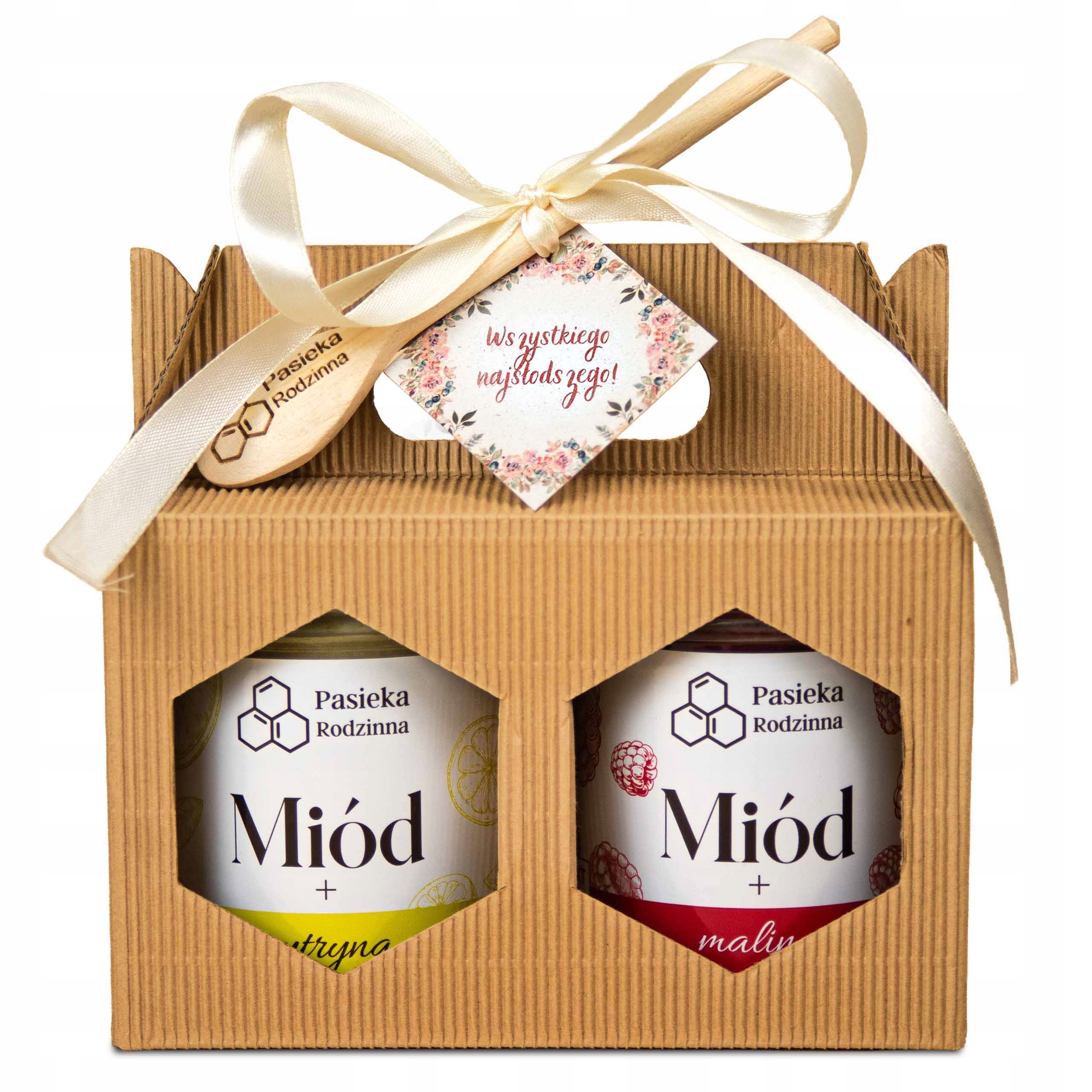 Levně Dárková Sada Med s malinou s citronem 410 g na Den žen jako dárek